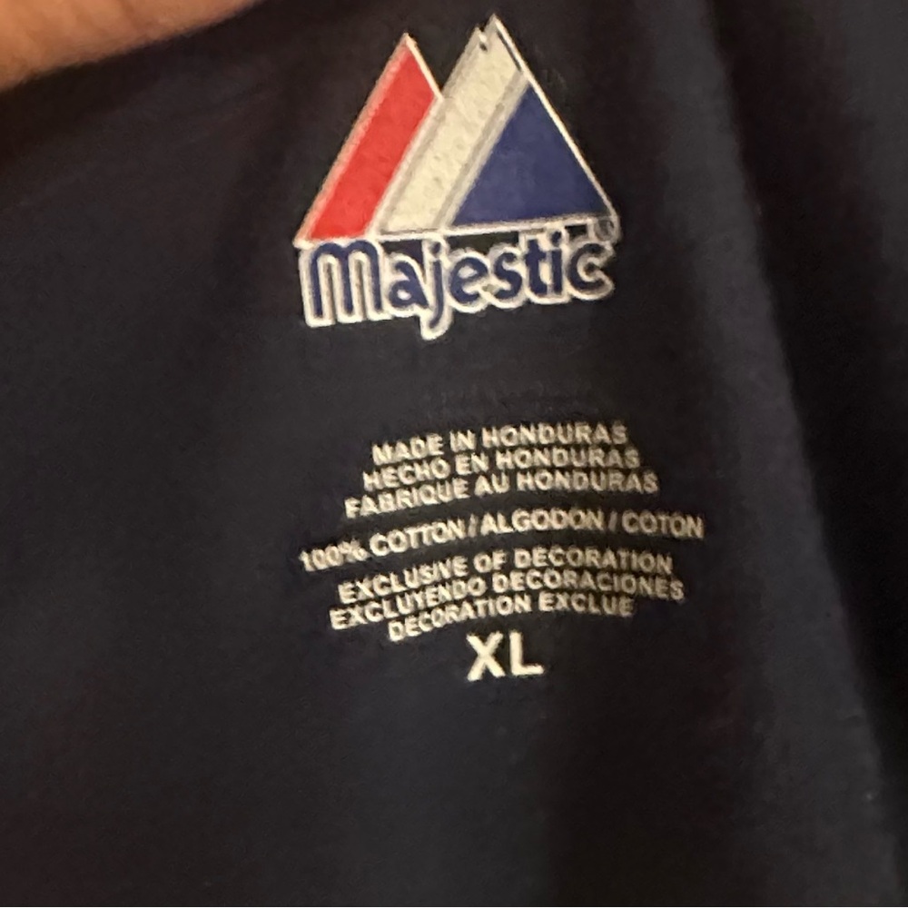 Majestic Navy NY Yankee  Jeter Jersey Shirt - Picture 4 of 4